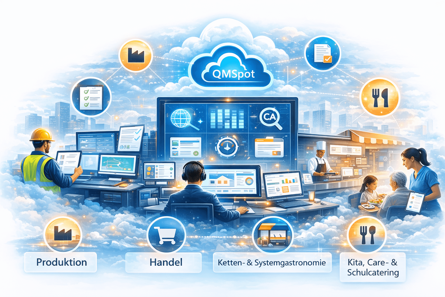 QMSpot - Eine Plattform. Viele Branchen. Qualität mit System.