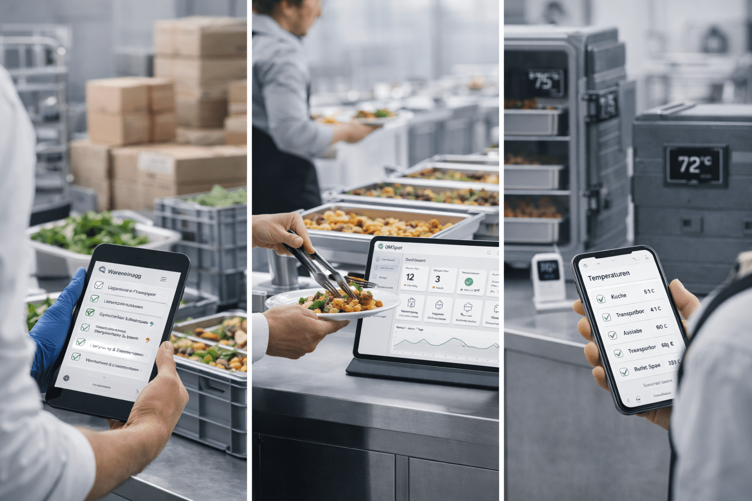 QMSpot lässt sich an typische Abläufe im Event- und Business Catering anpassen