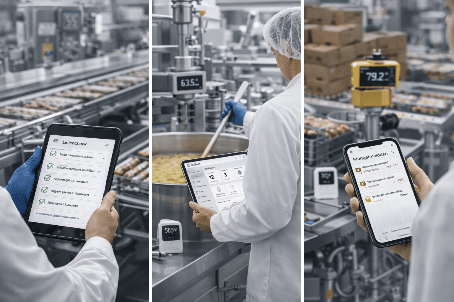 Flexible and transparent QMSpot can be flexibly adapted to your processes – from daily inspections to audit and action management.